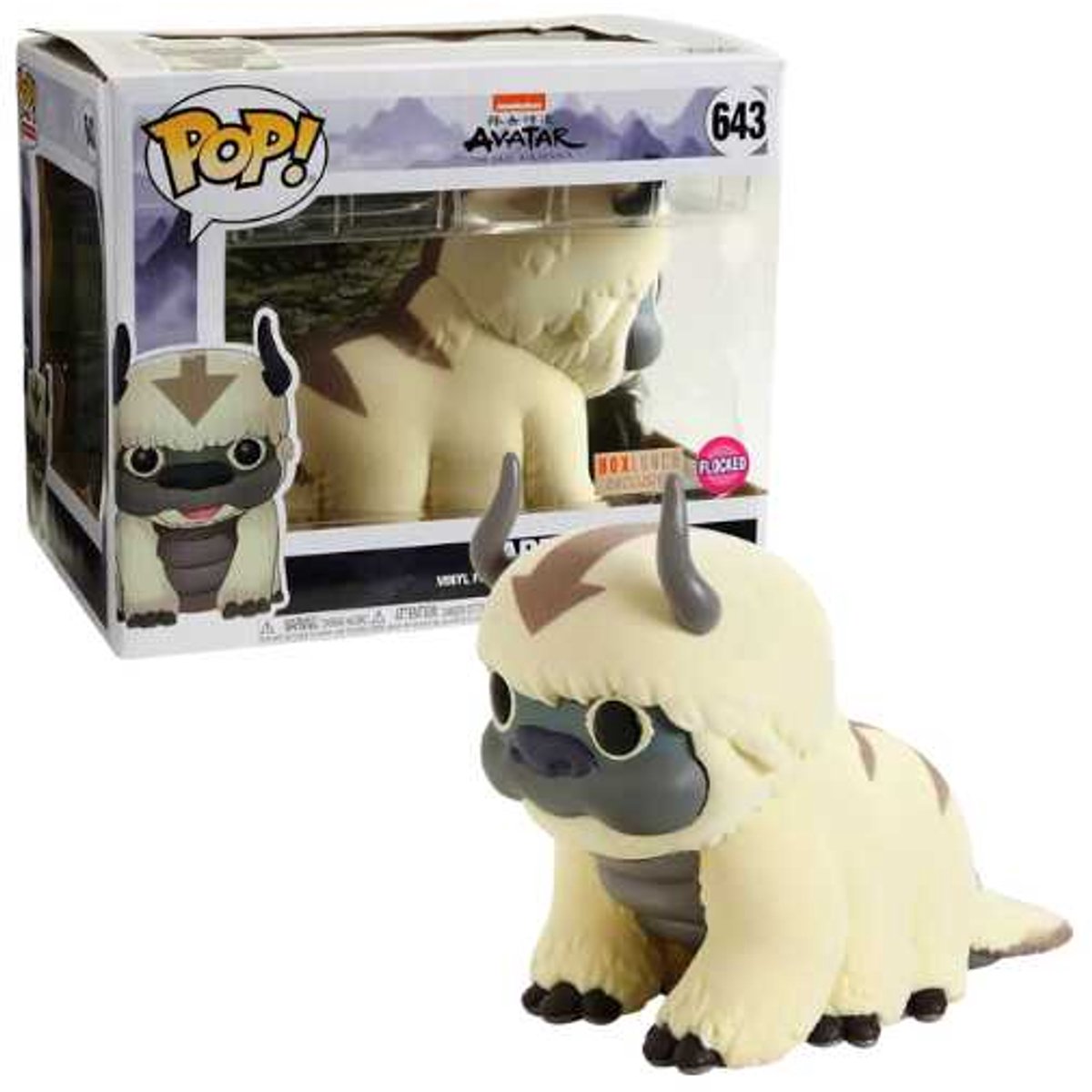   Pop! AnimAtion: 6: Avatar: The Last Airbender - Appa (6 inch) (Flocked) Boxlunch Exclusive [7/10]